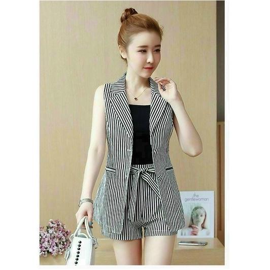 Set Bộ Vest Nữ 3 Món Áo Và Quần Mùa Hè Sang Trọng Hàng Tuyển Chọn BY4536