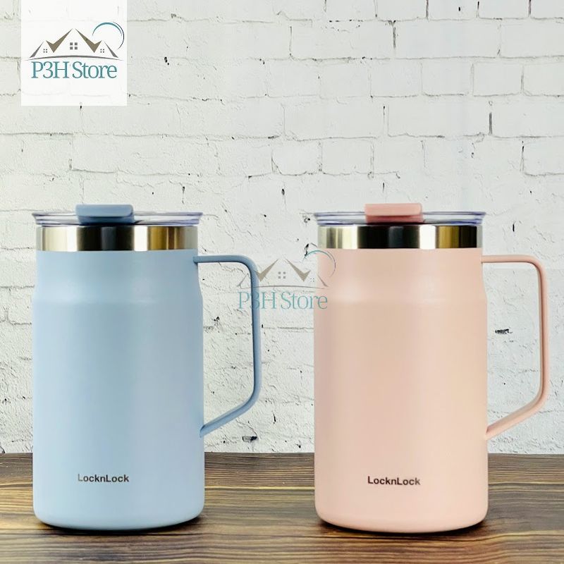 Ly giữ nhiệt Lock&Lock Metro Mug 600ml bằng thép không gỉ ca , cốc LHC4282