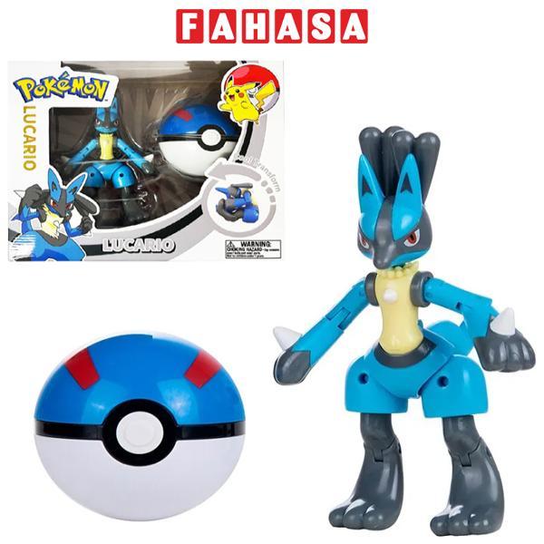 Đồ Chơi Bóng Pokemon Biến Hình - Lucario - Pokemon Toys ZC8919E