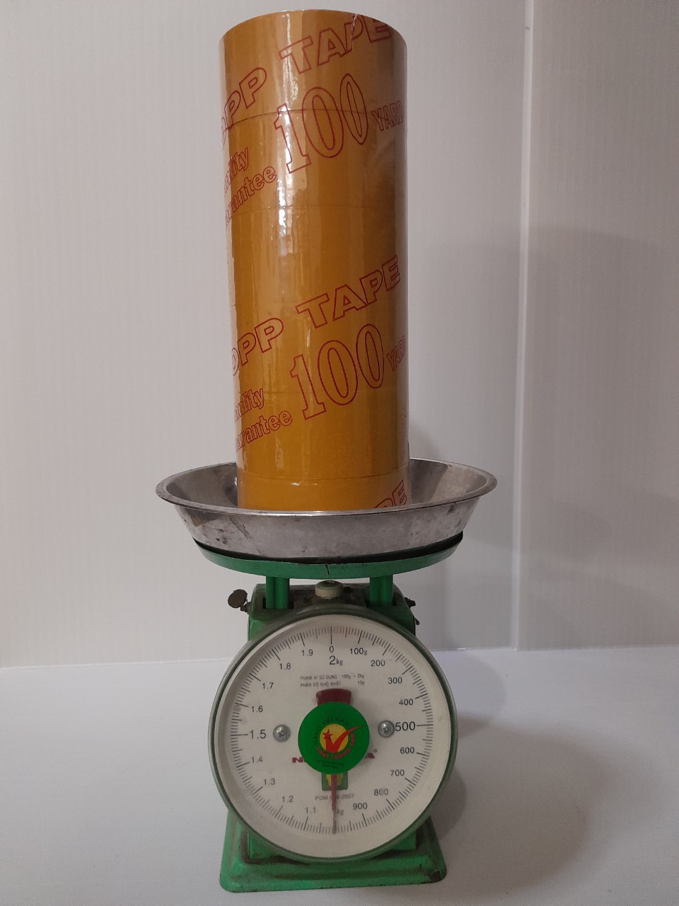 Băng keo đục 1Kg, 100Y, Lõi 5li, keo dày, màng dai, đủ cân, đúng lõi, giá xưởng, hàng có sẵn giao ngay