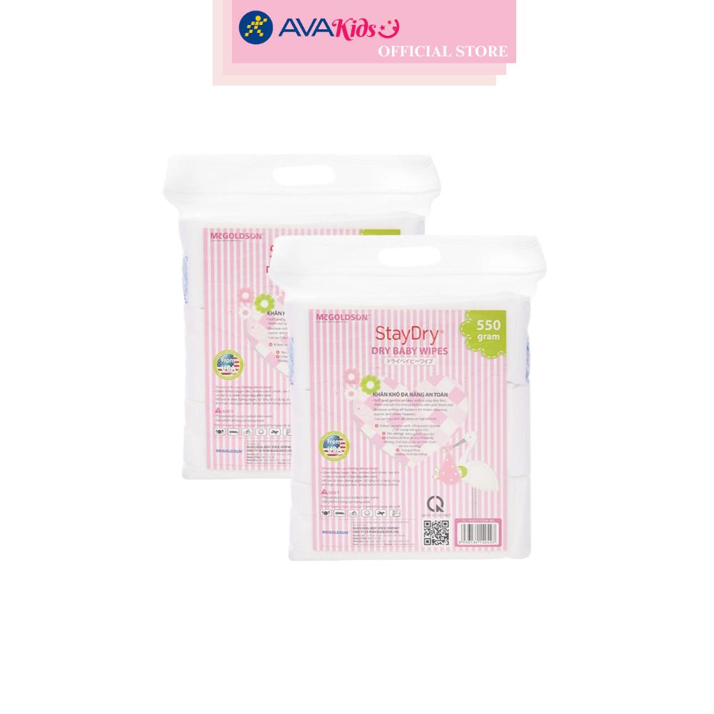 Combo 2 túi 550g khăn khô đa năng StayDry không mùi