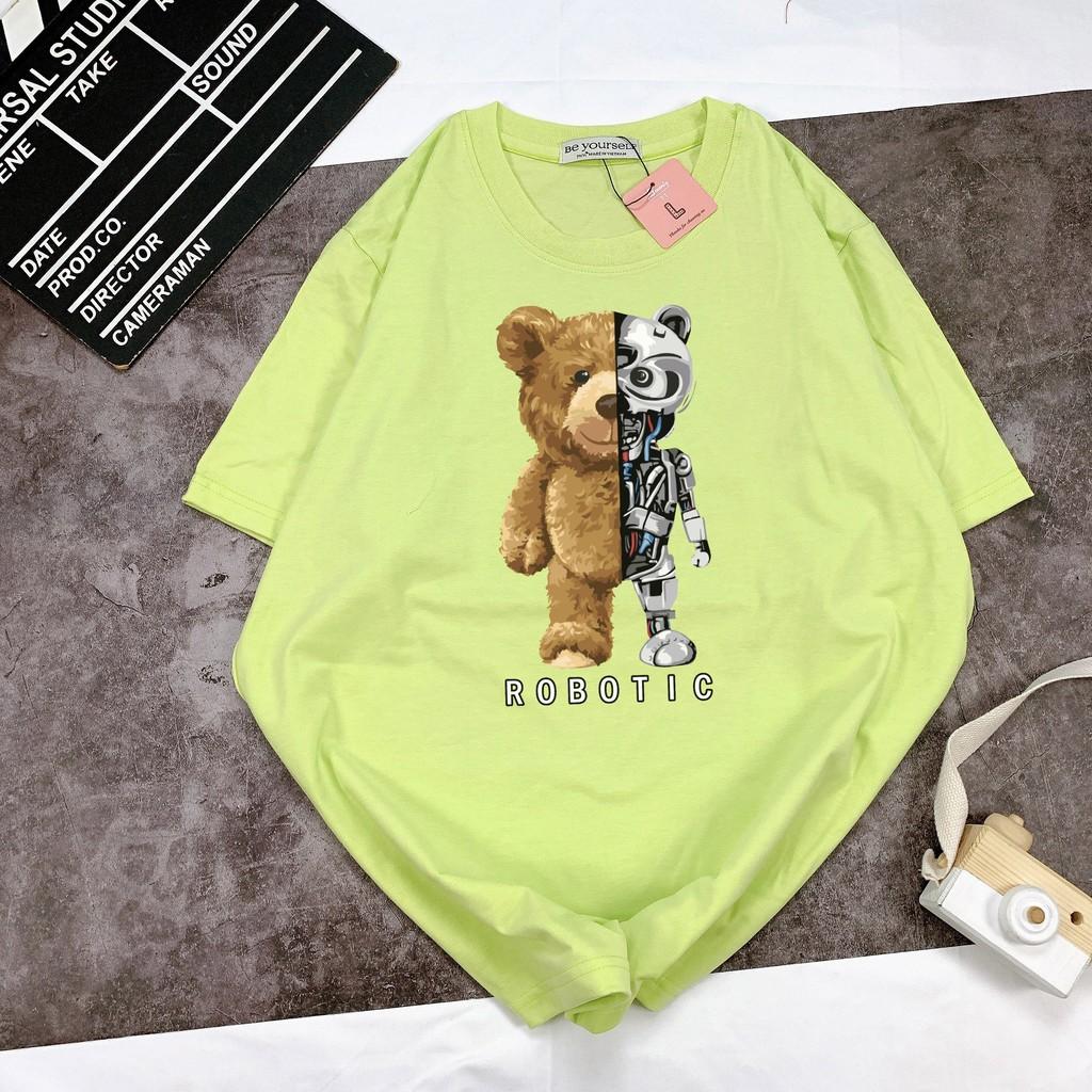 - Áo thun tay ngắn Be Yourself unisex size M L XL - GẤU ROBOT