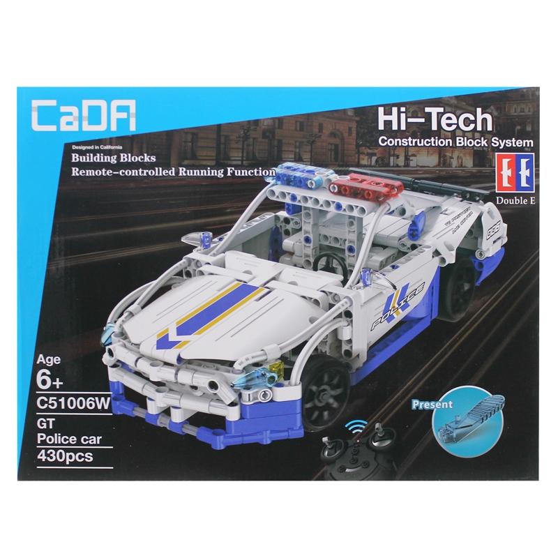 Đồ Chơi Lắp Ráp Xe Cảnh Sát Điều Khiển GT Police Car - CaDA C51002W (430 Mảnh Ghép)