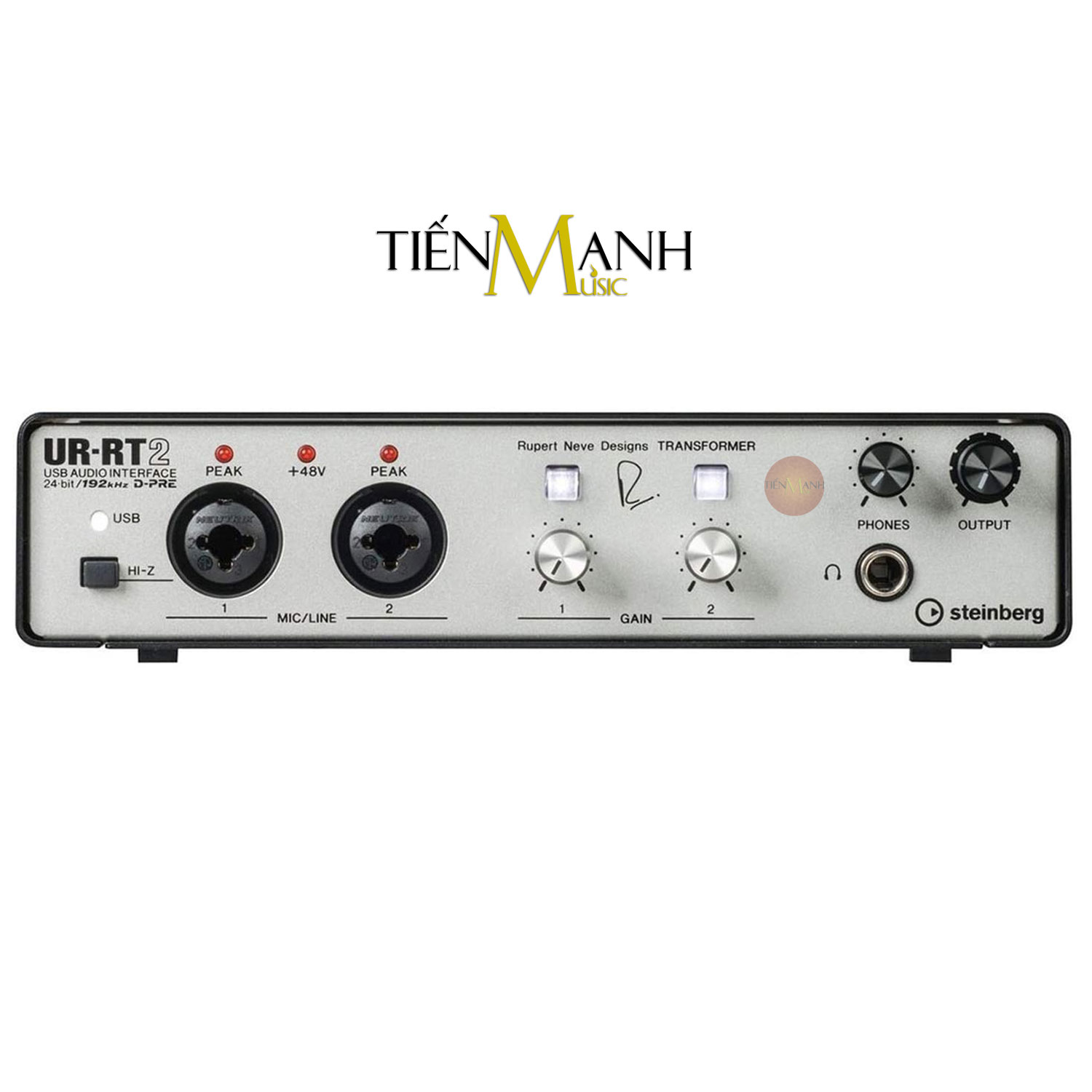 Soundcard Steinberg UR-RT2 - Sound Card Bộ Thu Âm Thanh và Livestream Audio Interface UR RT2 Hàng Chính Hãng - Kèm Móng Gẩy DreamMaker