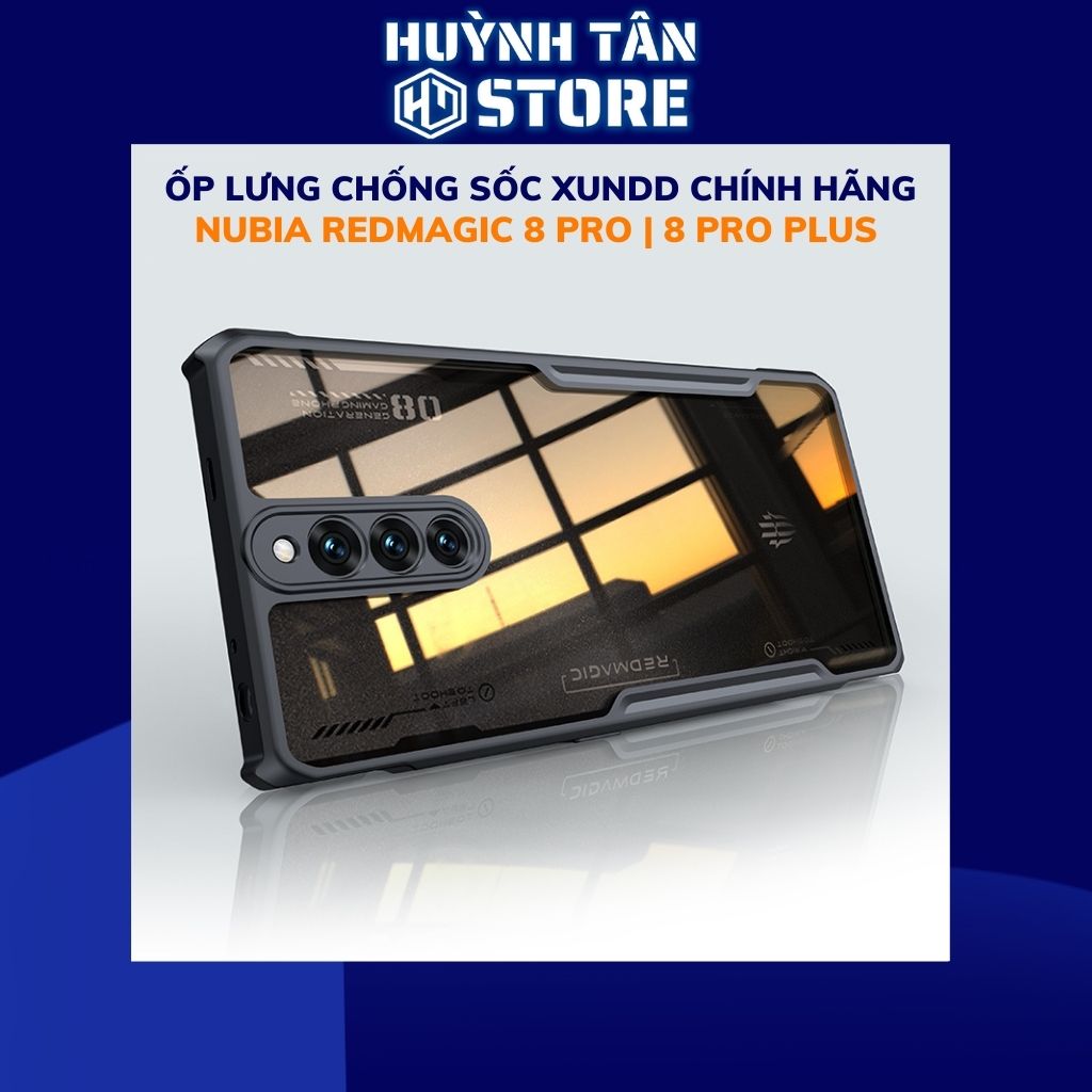 Ốp lưng redmagic 8 pro, 8 pro plus chống sốc xundd bảo vệ camera chống ố vàng phụ kiện điện thoại huỳnh tân store