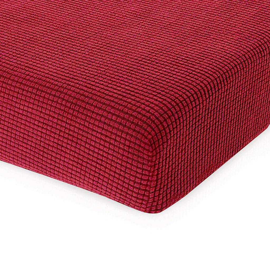 2Pcs Red_Size S Sofa Futon Seat Cushion Couch Slipcover
