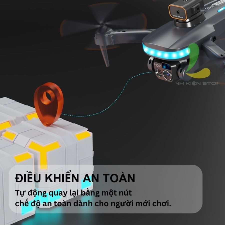 Flycam P14 - Thiết bị bay giá rẻ có camera kép HD, tích hợp nhiều tính năng thông minh và dung lượng pin khủng