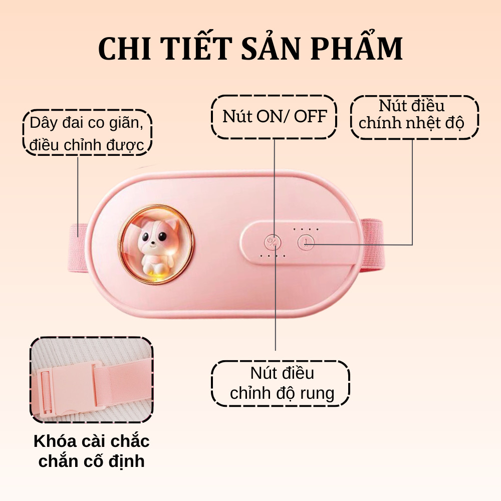 ￼Máy massage lưng bụng SKG W7- Massage xung điện