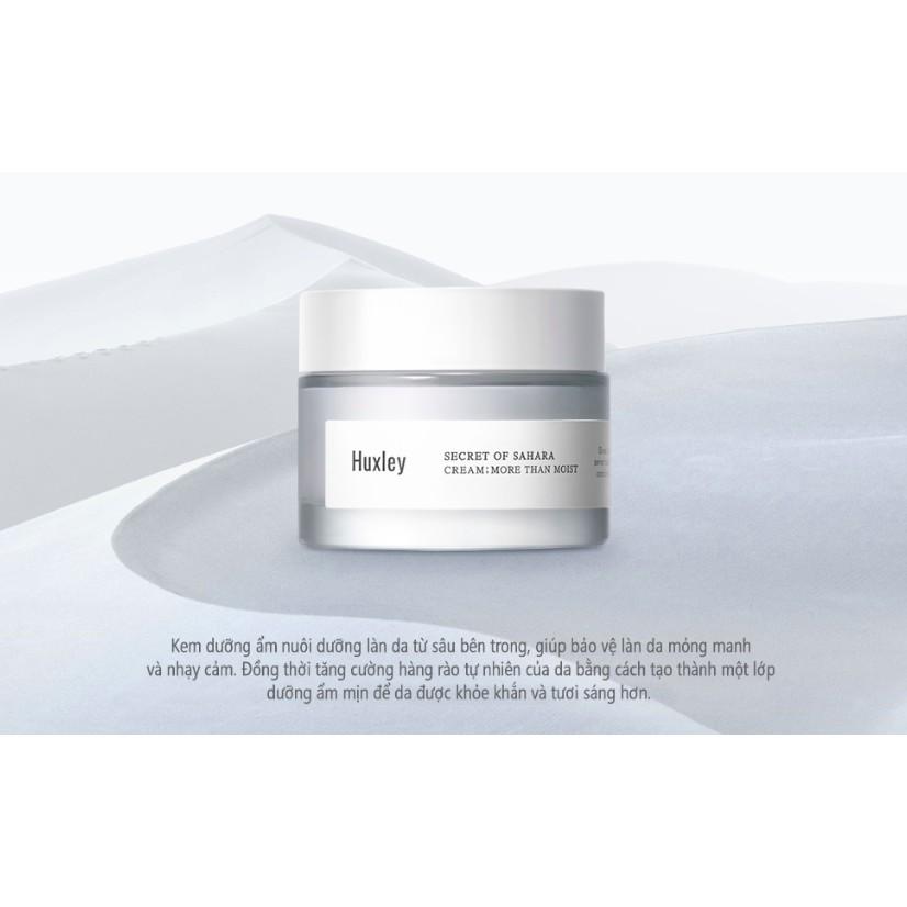 Kem dưỡng ẩm Chống Lão Hóa Da Từ Xương Rồng Huxley Secret Of Sahara Cream; More Than Moist 50ml