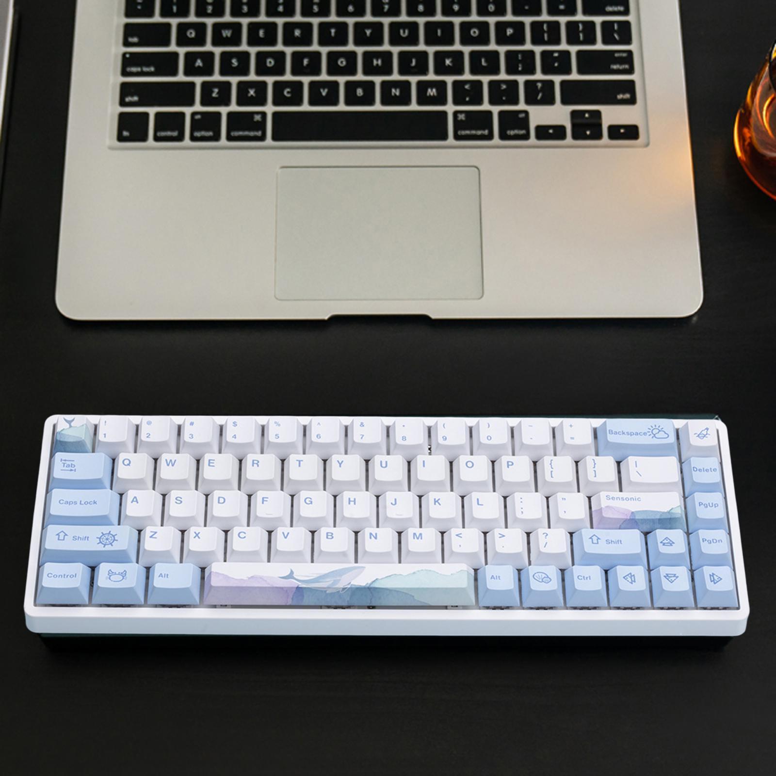 129 Keys PBT Keycaps Set Durable Theme for Mechanical Keyboards