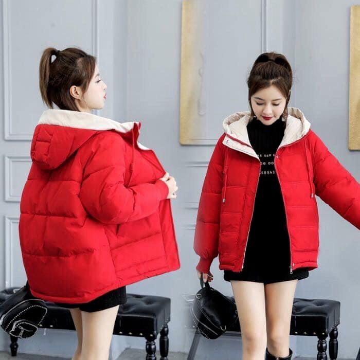 Áo khoác phao nữ 3 lớp có nón ấm áp cho mùa đông , bảo vệ da và cơ thể vào mùa lạnh TRANG NEMO