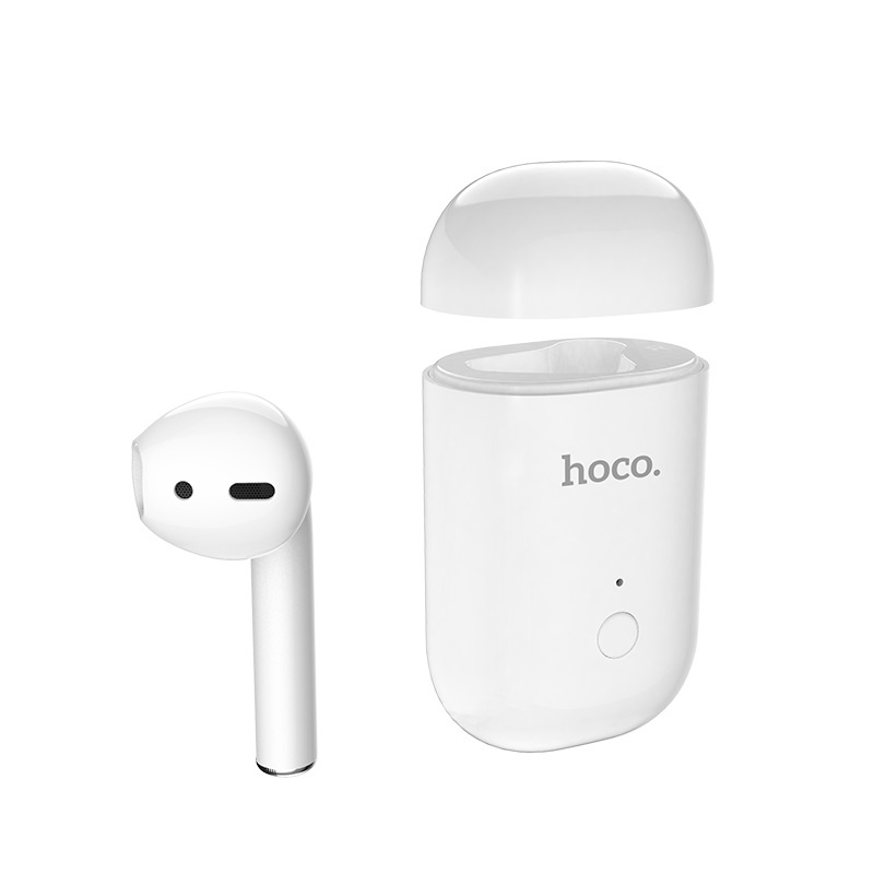 Tai nghe Bluetooth ko dây 1 tai kèm bọc silicon đen + dock sạc cho tai tiện lợi âm thanh sống động - Hàng nhập khẩu