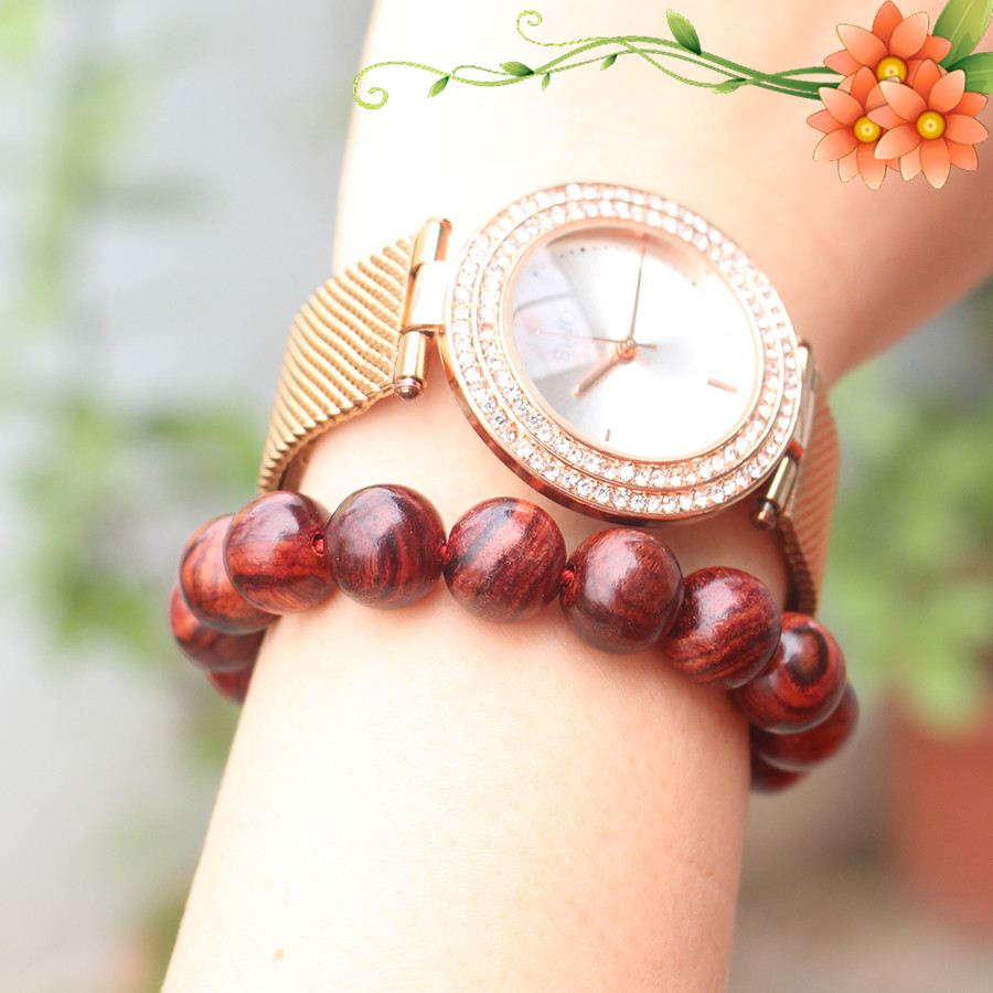 Vòng tay phong thủy Gỗ Sưa Cao Cấp _10 ly