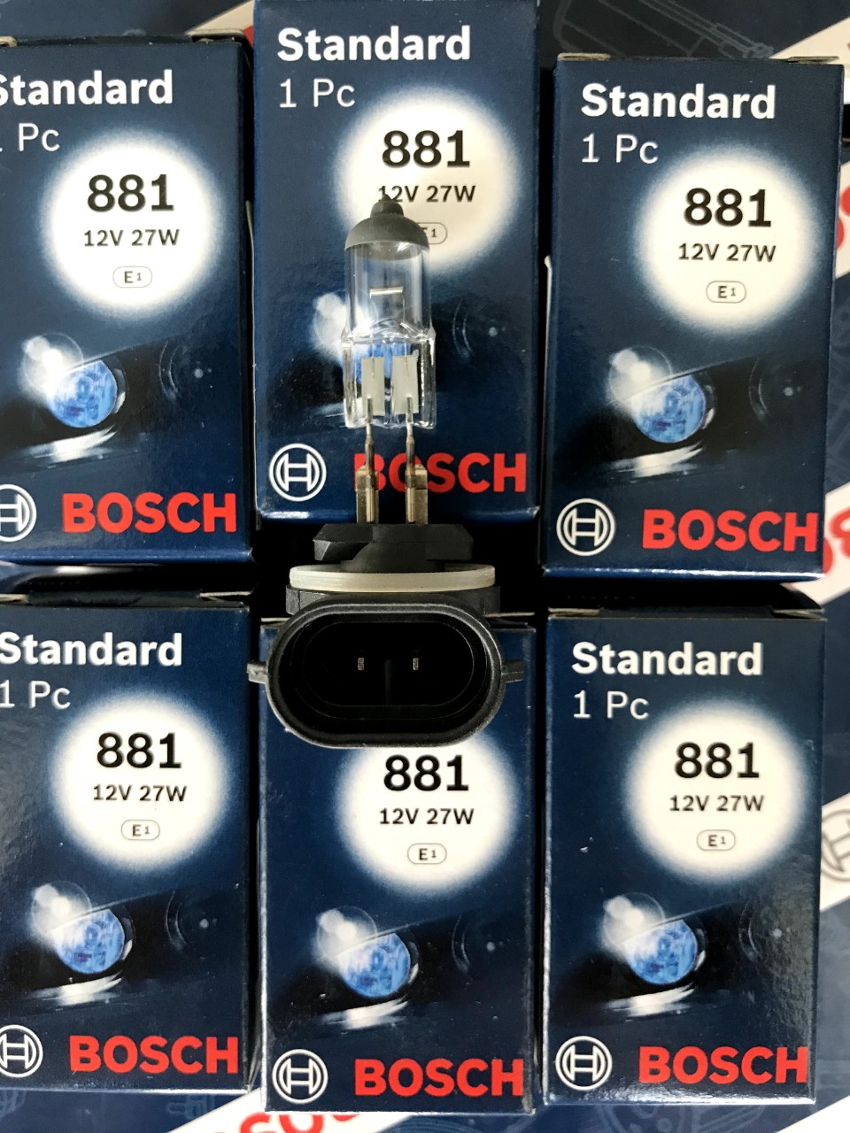 Bóng đèn Bosch H27/2 881 12V 27W đèn sương mù , đèn cốt , đèn pha