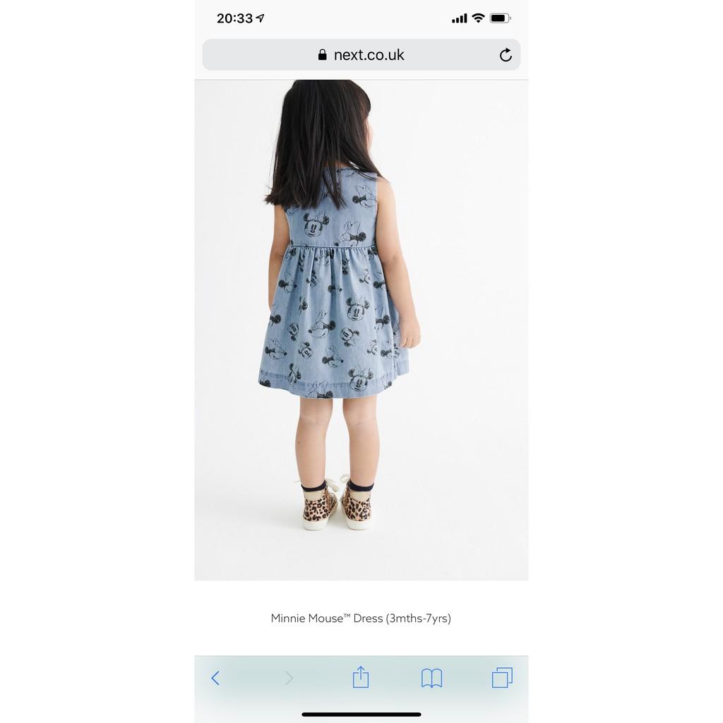 Váy bò mỏng mềm Next bé gái