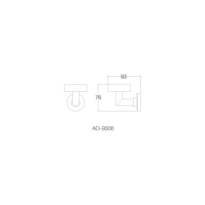 Đĩa đựng xà phòng - INOX SUS 304 AO-9306
