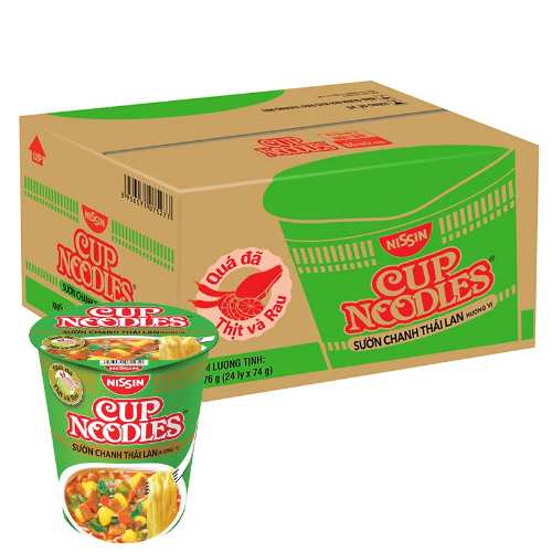 Mì sườn chanh Thái Lan Nissin Cup Noodles