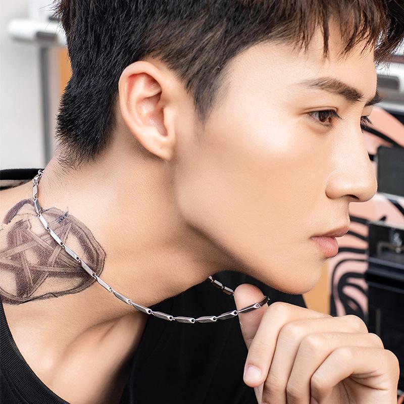 Dây chuyền nam vòng cổ Xích Trơn Basic nam nữ unisex Titan bạc đẹp không gỉ trangsucpt PTDCNA13