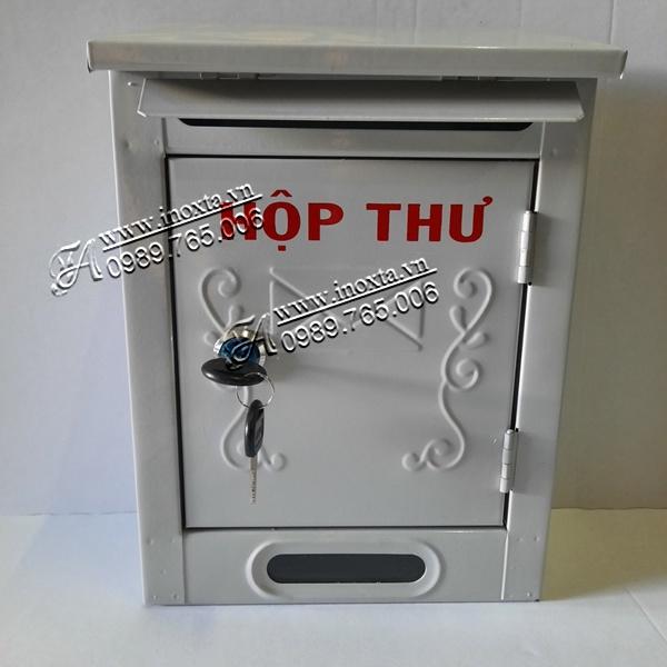 Hộp thư - thùng đựng thư nhỏ màu xám