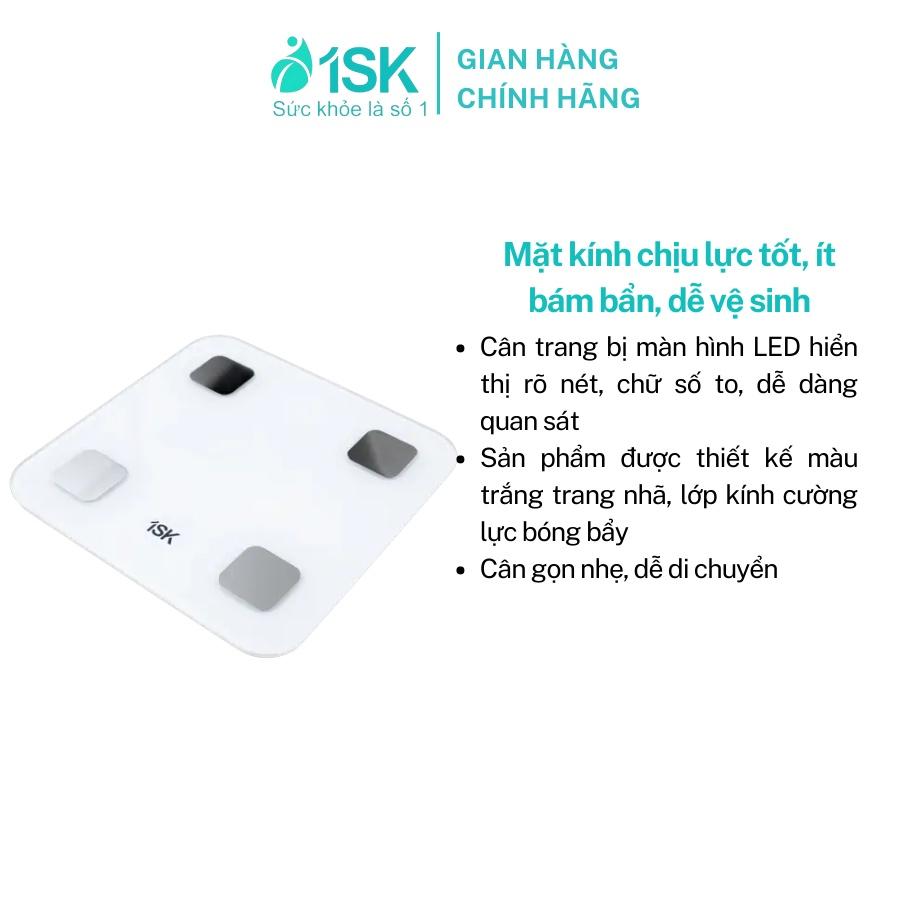 Cân điện tử sức khỏe thông minh 1SK CF516 cân đo nhịp tim thông minh đo 14 chỉ số cơ thể kết nối bluetooth