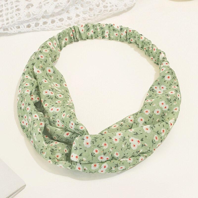 Băng Đô Bờm Tóc Nữ Họa Tiết Hoa Nhí Nhẹ Nhàng Nhã Nhặn Phong Cách Hàn Quốc