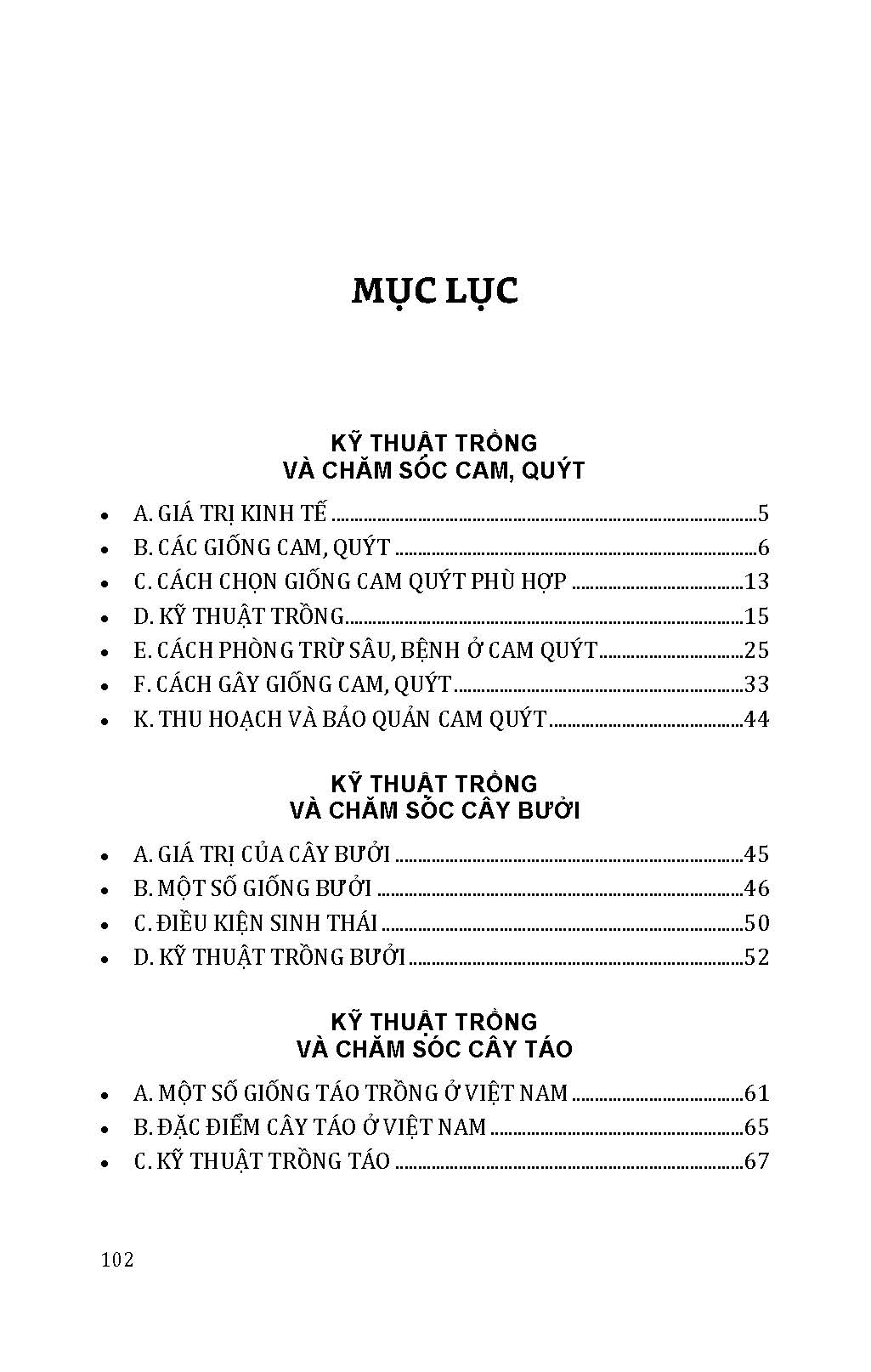 Nông Nghiệp Xanh Bền Vững - Kỹ Thuật Trồng, Chăm Sóc Cho Năng Suất Cao: Cam, Quýt, Bưởi, Táo, Na, Hồng