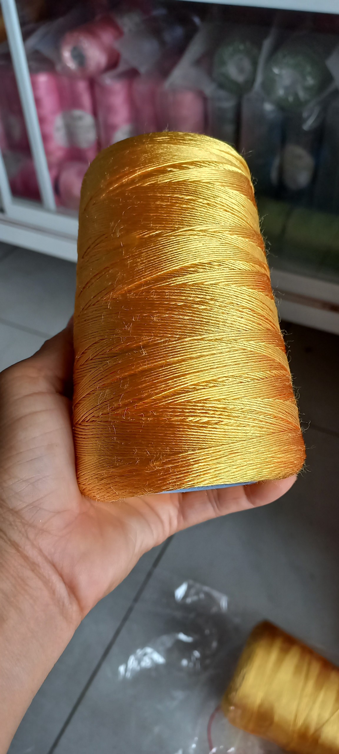 Sợi rayon dùng trong đan móc màu số 3