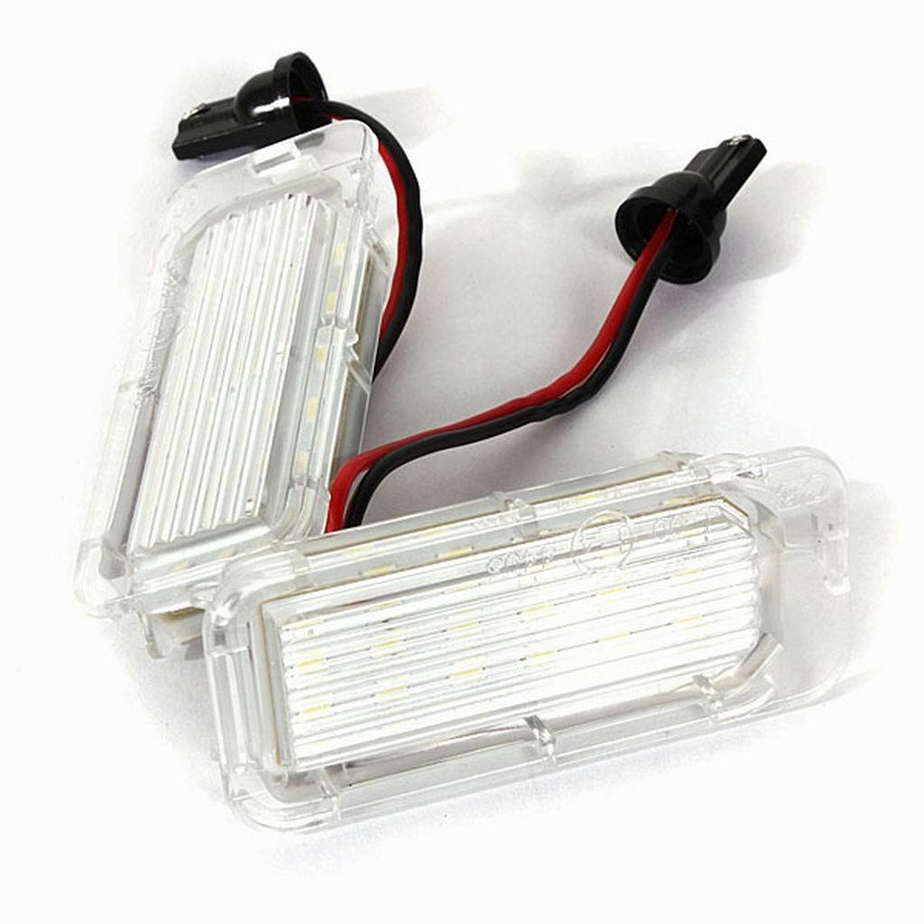 2 Pieces White 18LED License Number Plate Lights