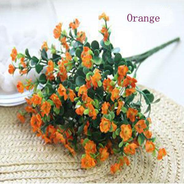 Artificial Plant Silk Gypsophila Flowers Stem Wedding Party Home Decor White