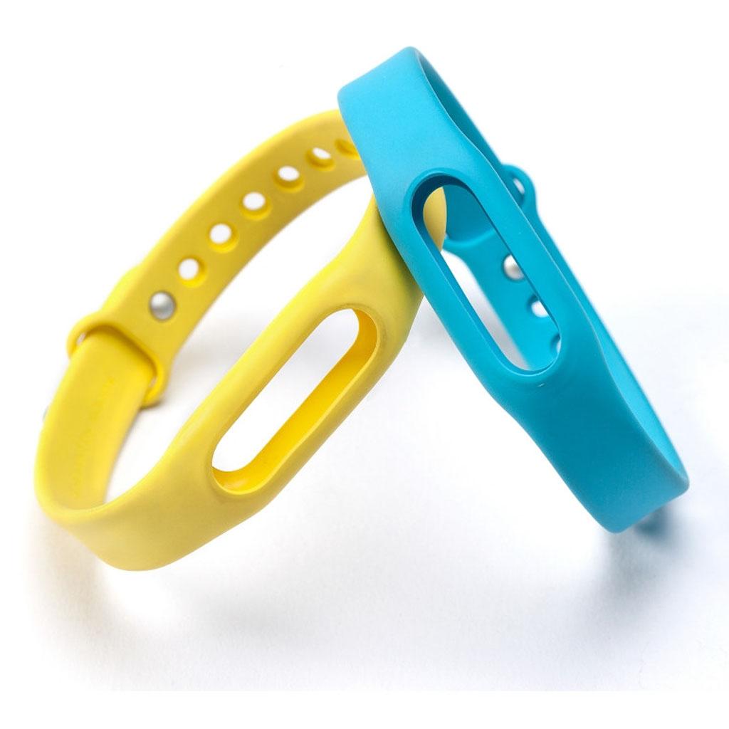 Yellow Waterproof Replacement Wrist Strap Band For Xiaomi Mi Smart Bracelet