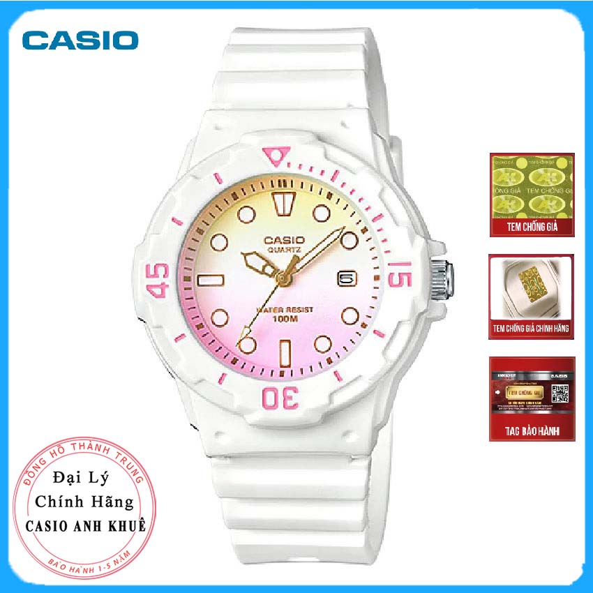 Đồng hồ nữ dây nhựa Casio LRW-200H-4E2VDR