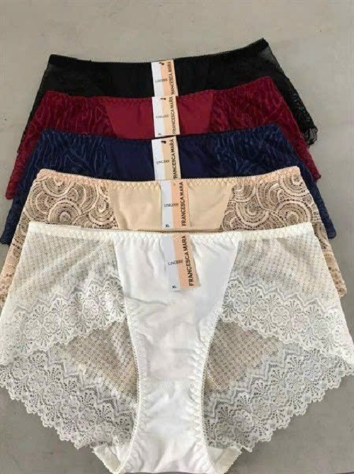 Combo 5 quần lót nữ thun phối ren lưng cao Mara MR001
