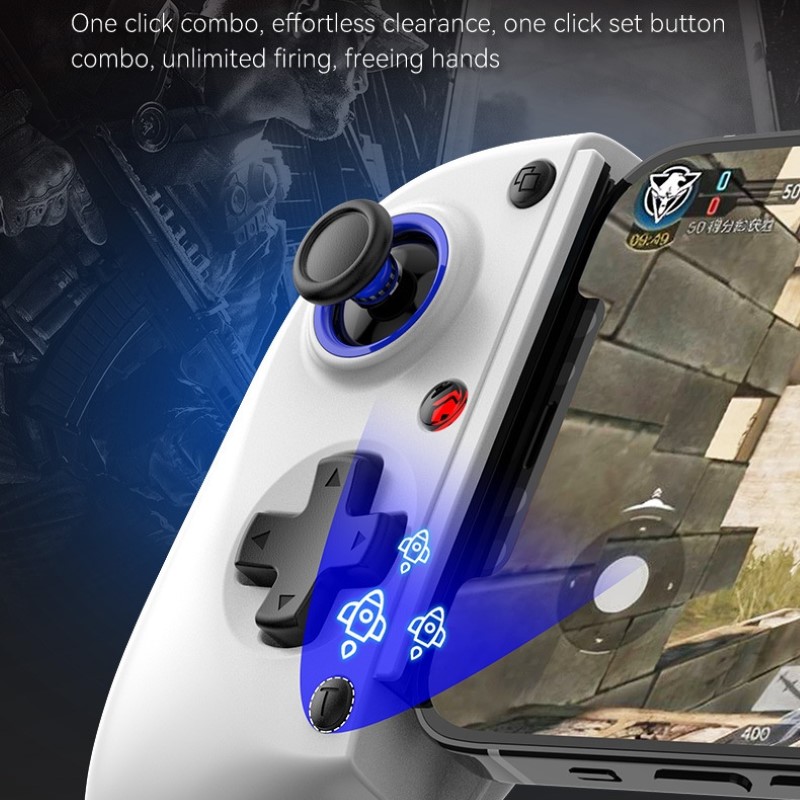 Gamepad Tay Game Không dây Bluetooth D11 đa nền tảng cho máy tính - điện thoại - máy game Console hàng nhập khẩu