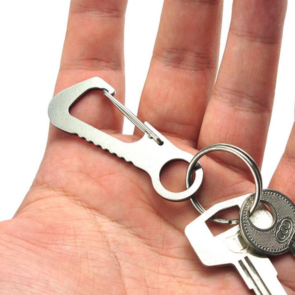 Outdoor Keyring Buckle Quick Release Hooks Key Organizer Holder Camping Hiking Equipment