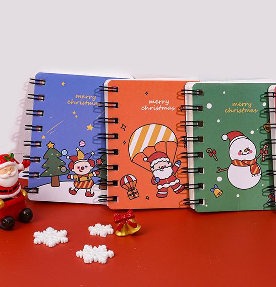 Sổ mini Noel Xmas đẹp ghi note cầm tay nhiều trang giấy tiện lợi làm quà tặng xinh giá rẻ