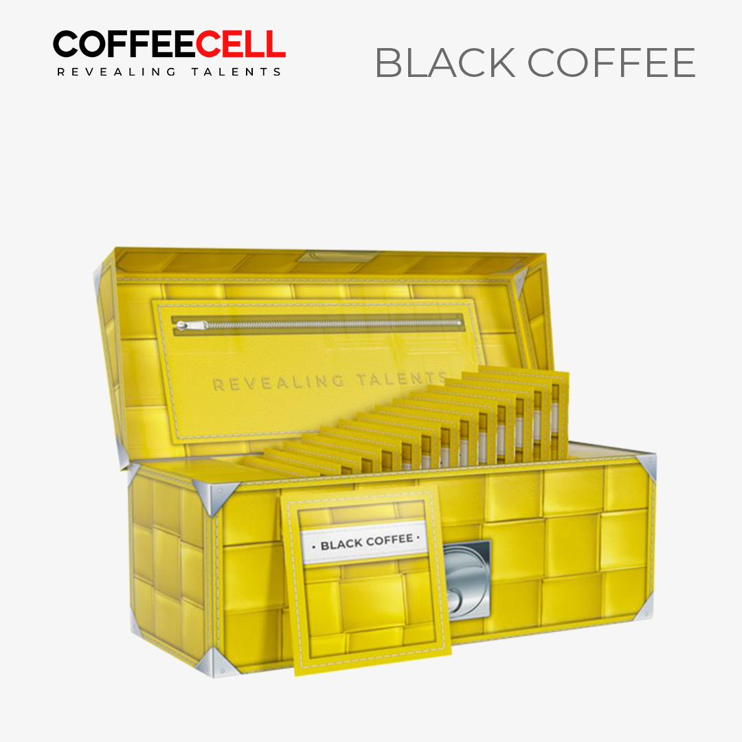 Cà Phê Đen Với Nhân Sâm Trắng Thượng Hạng COFFEECELL (30 gói x 3.5g) - Tăng cường hệ miễn dịch, Giải phóng tiềm năng nhà lãnh đạo - Hàng Chính Hãng