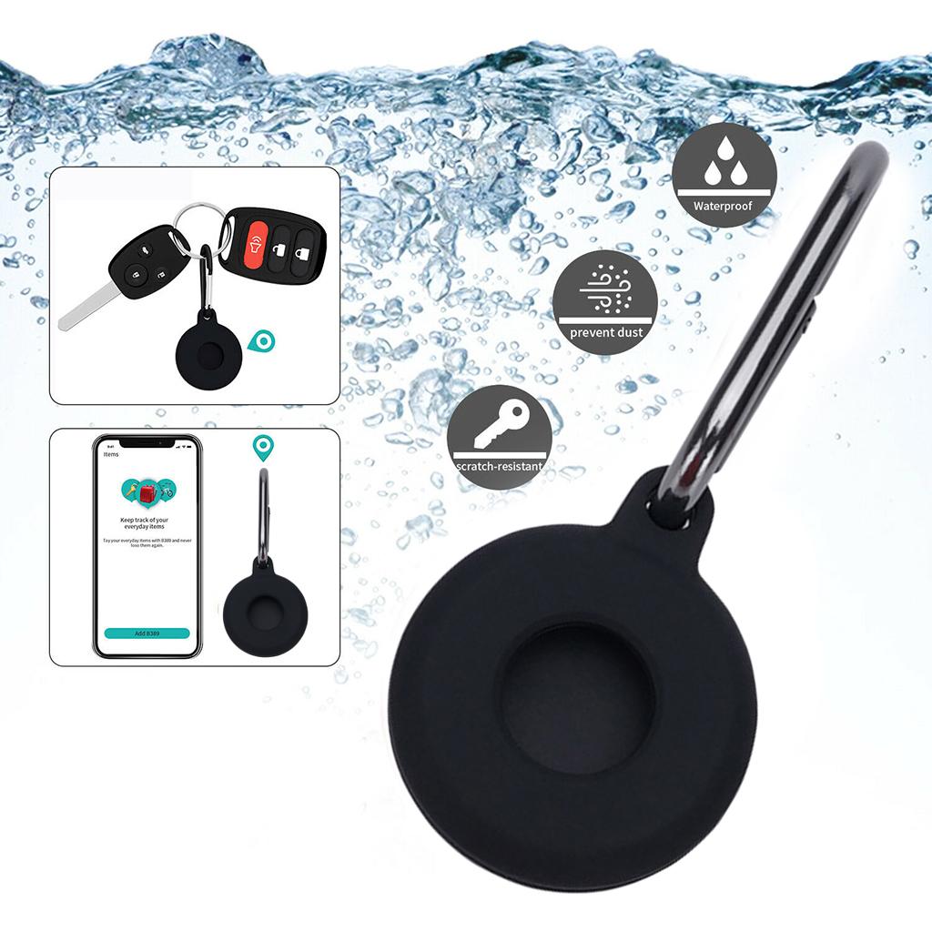 Silicone Case for AirTag Finder, Anti-Scratch Protective Skin Cover with Keychain Compatible with AirTags