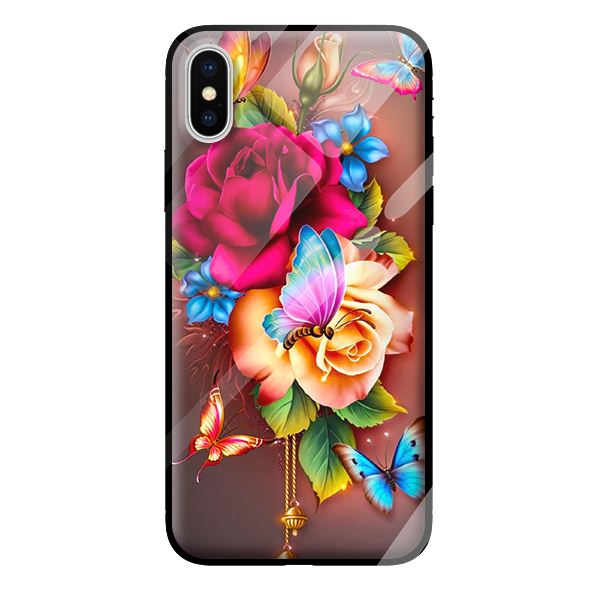 Ốp lưng kính cường lực cho iPhone X nền 202 - Hàng chính hãng