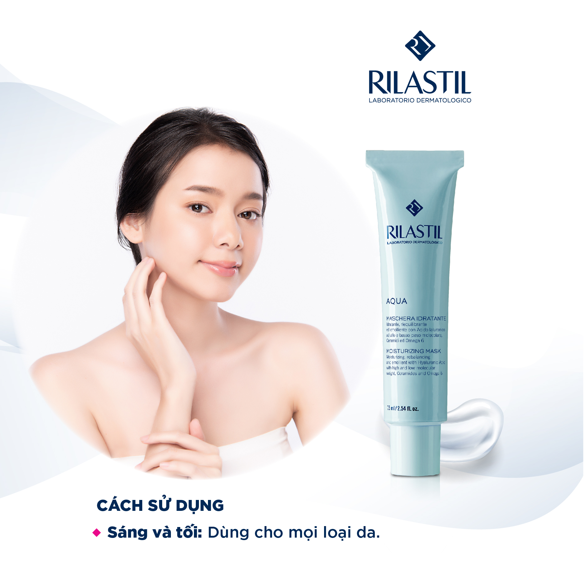 Mặt nạ cấp ẩm - RILASTIL AQUA MOISTURIZING MASK