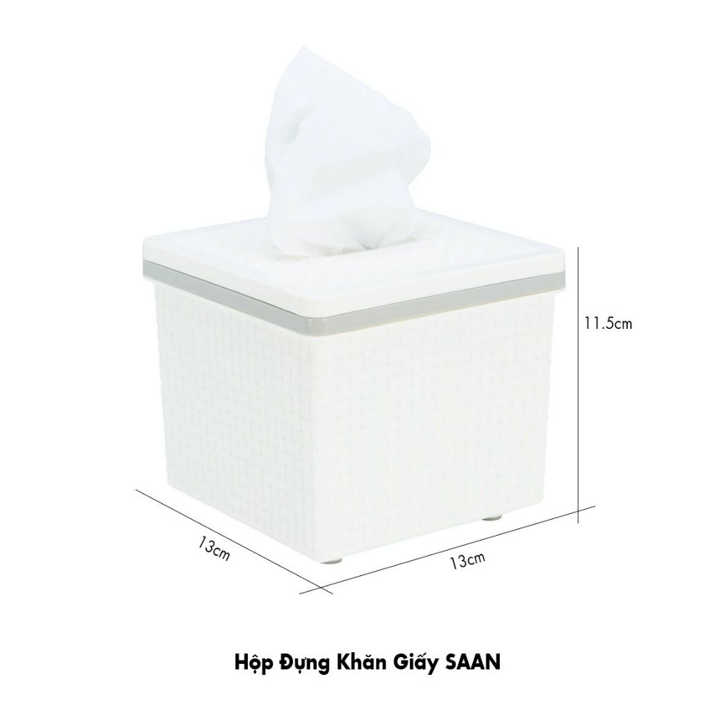 Hộp Đựng Khăn Giấy SAAN | Index Living Mall | Nhập khẩu Thái Lan