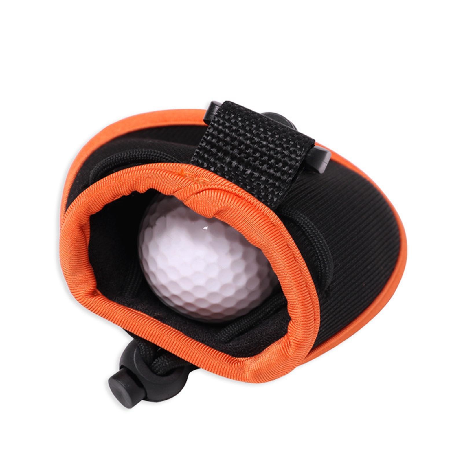 Portable Golf Ball Washer Pouch Belt Waist Bag Pouch with  Clips