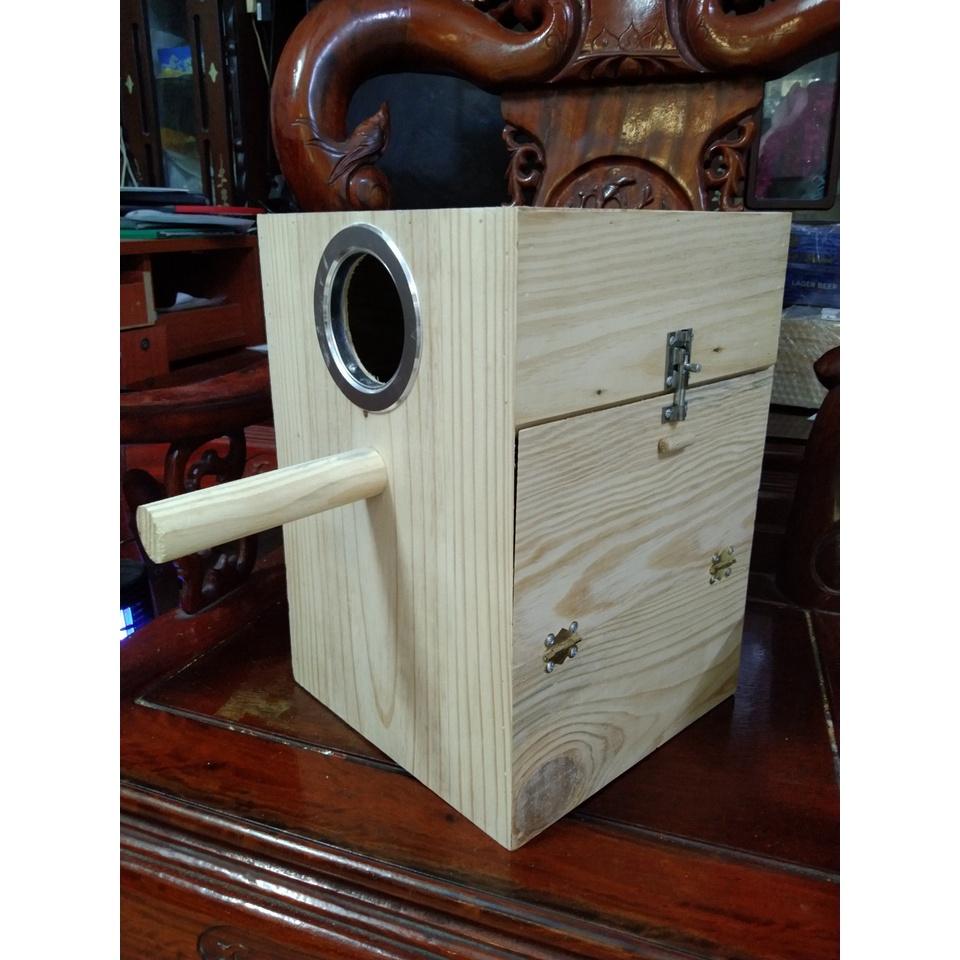 Tổ đẻ cho vẹt xích, ringneck ỐP TÔN TRONG TỔ CHỐNG CẮN, CỰC KÌ CHẮC CHẮN
