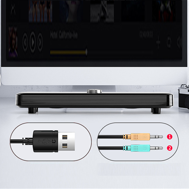 Loa Vi Tính Hát Karaoke V-101 Loa Kép Giúp Âm Thanh Chân Thực Sống Động Đạt Chuẩn HD