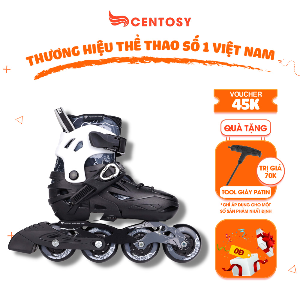 Giày Patin Trẻ Em Cao Cấp Centosy Flying Eagle S5S+New - Form Chắc Chắn, Phanh An Toàn