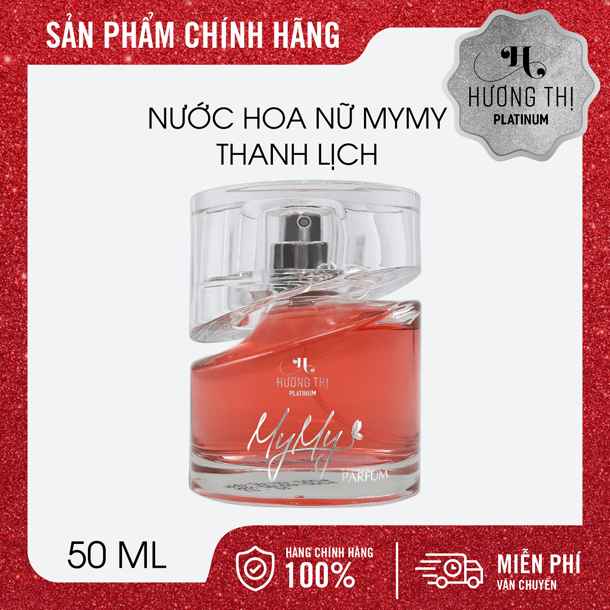 Nước Hoa Nữ MyMy Hương Thị Thanh Lịch, Trẻ Trung, Quyến Rũ 50ml