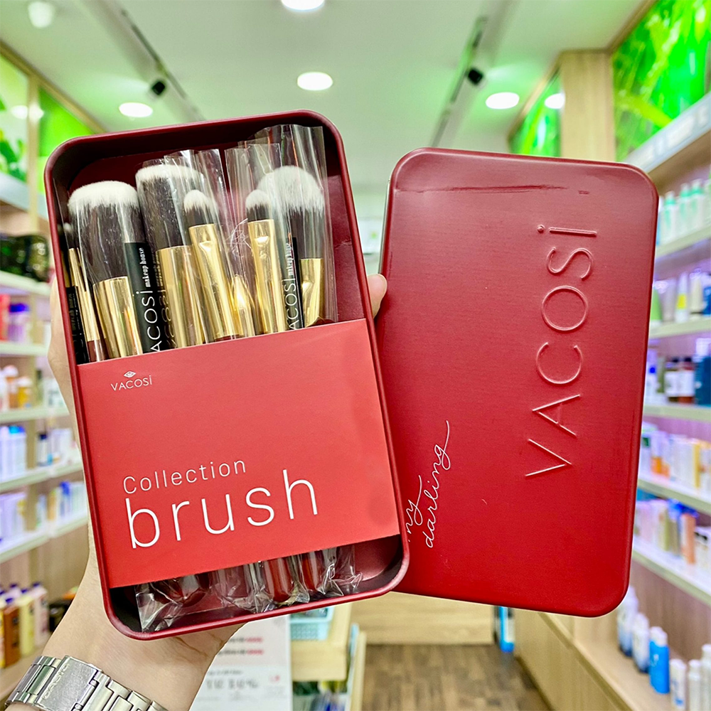 Hộp 8 Cây Cọ Du Lịch Vacosi My Darling BC24 - Màu Ngẫu Nhiên