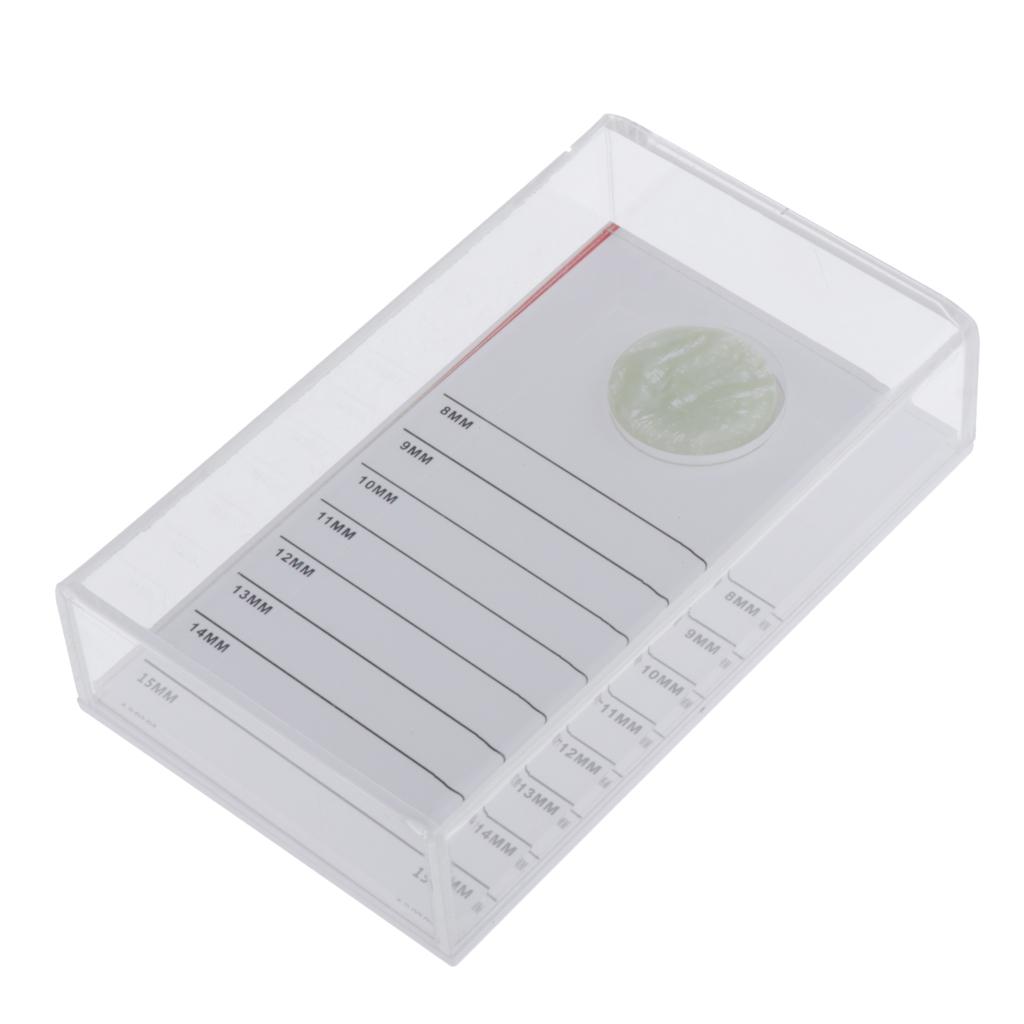 Professional Eyelash Storage Box, Cosmetic Makeup Organizer False Eyelashes Glue Pallet Holder Display Grafting Eye Lashes Extension