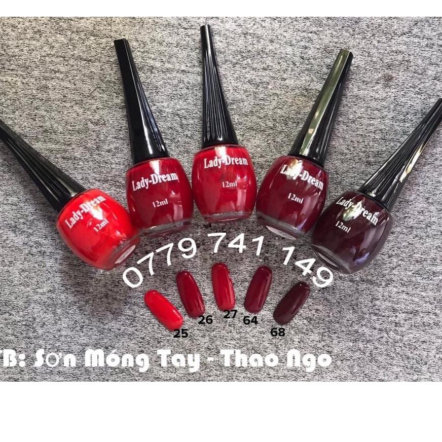 Sơn bóng ladydream 12ml dành cho sơn thường & gel lạnh