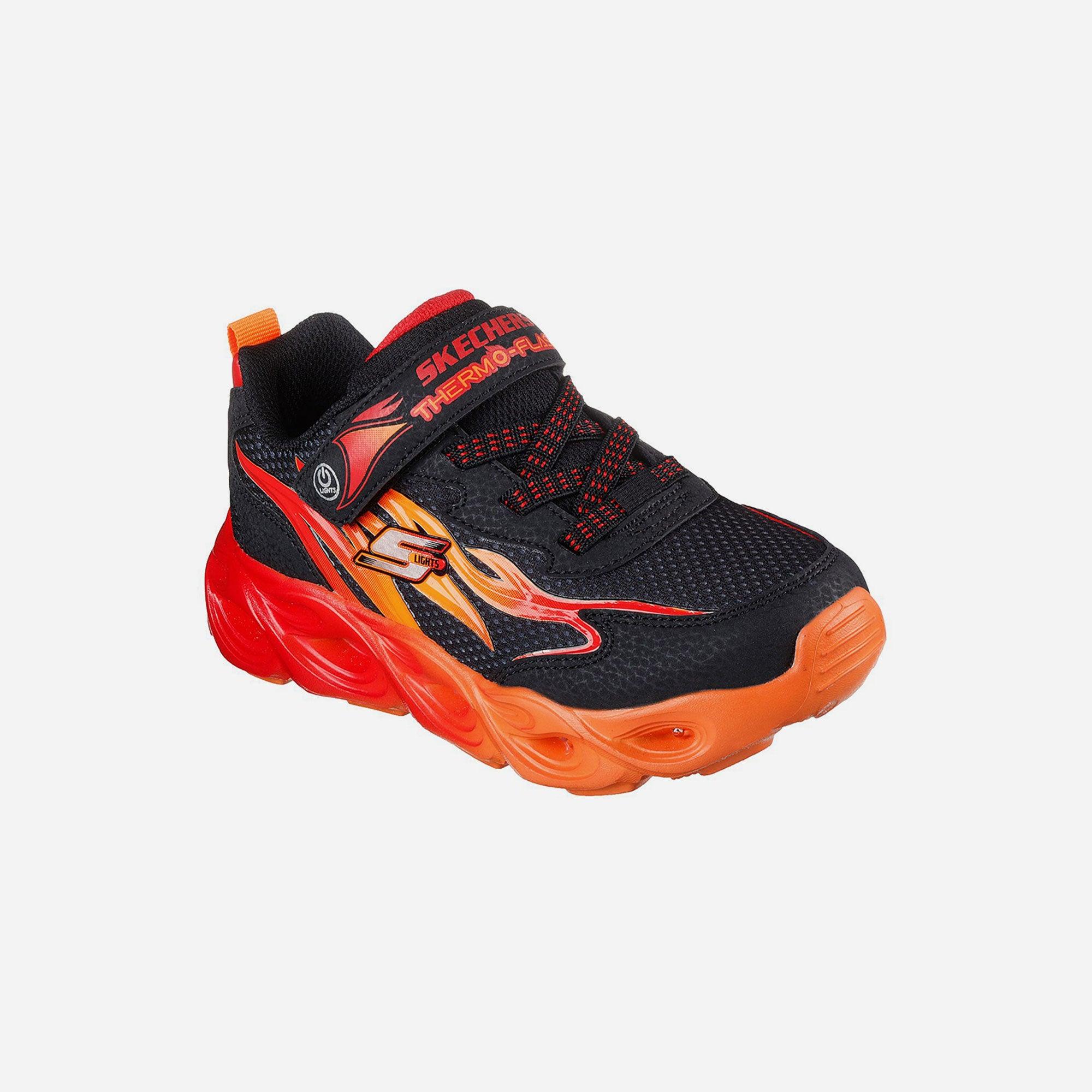 Giày sneaker bé trai Skechers Thermo-Flash - 400103L-BKRD
