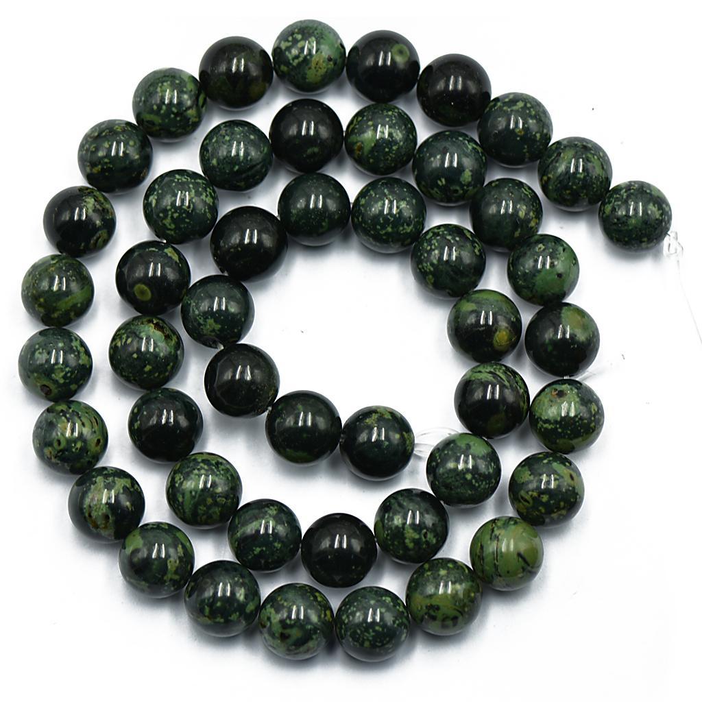 Strand of 8mm Round Kambaba Jasper Gemstone Jewelry Making Loose Beads